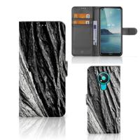 Book Style Case Nokia 3.4 Boomschors Grijs - thumbnail