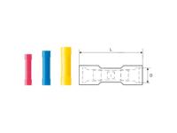 Weidmüller 9200490000 Stootverbinder 0.5 mm² 1.5 mm² Volledig geïsoleerd Rood 100 stuk(s) - thumbnail