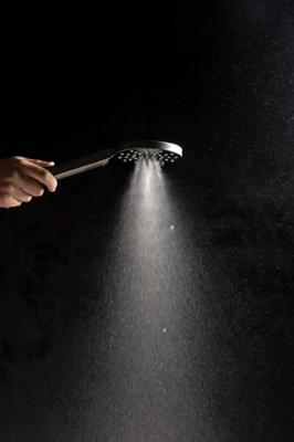 Ben Push handdouche rond Ø12cm 3 straalsoorten gunmetal Ben Push handdouche rond Ø12cm 3 straalsoorten gunmetal