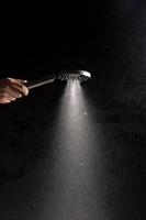 Ben Push handdouche rond Ø12cm 3 straalsoorten gunmetal - thumbnail