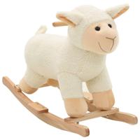 Hobbeldier schaap 78x34x58 cm pluche wit - thumbnail