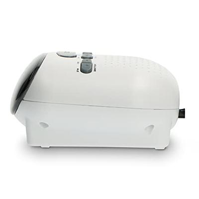 ICES ICR-210 Wekkerradio VHF (FM) FM Wekfunctie Wit