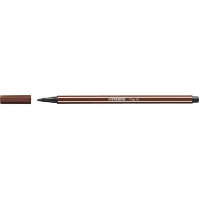 STABILO Pen 68 viltstift, bruin