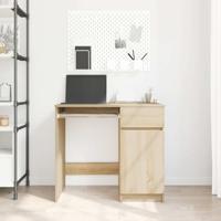 Bureau 86x49x76 cm spaanplaat sonoma eikenkleurig - thumbnail