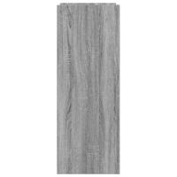 Schoenenkast 52x37,5x100 cm bewerkt hout grijs sonoma eiken - thumbnail