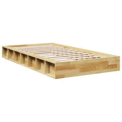 Bedframe zonder matras 80x200 cm massief hout eiken