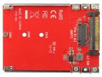 Delock 62725 2,5 converter U.2 SFF-8639 > M.2 NVMe sleutel M - 7 mm - thumbnail