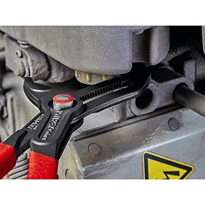 Knipex Cobra® QuickSet Hightech-Waterpomptang | 300 mm Lengte | Anti-Slip | Kunststof Bekleed | Grijs Geatramenteerd - 87 21 300 SB Knipex Cobra® QuickSet Hightech-Waterpomptang | 300 mm Lengte | Anti-Slip | Kunststof Bekleed | Grijs Geatramenteerd - 87 21 300 SB