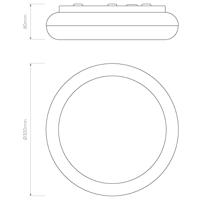 Astro - Altea plafondlamp chroom - thumbnail