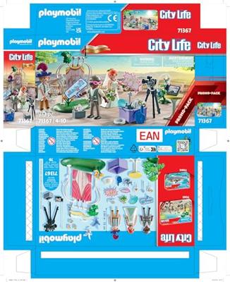 PLAYMOBIL - Stadsleven - Bruidspaar en camera - Buiten - Wit - Vanaf 4 jaar