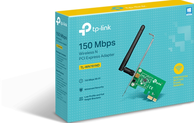 TP-LINK TL-WN781ND WiFi-steekkaart PCI-Express 150 MBit/s