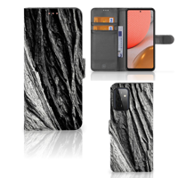 Book Style Case Samsung Galaxy A72 Boomschors Grijs - thumbnail