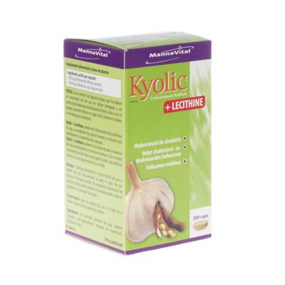 Mannavital Kyolic + Lecithine Caps 200