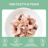 SCHESIR Complements Tuna with algae in jelly - nat kattenvoer - 70g - thumbnail