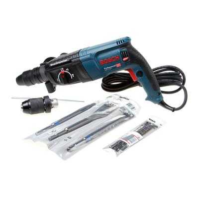 Bosch Blauw GBH 2-26 F Professional Boorhamer met SDS-plus | 2.7J 830w + 5-delige SDS-Plus borenset - 06112A4001