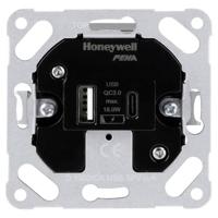 PEHA by Honeywell 971403 Wandcontactdoos met USB Inzetstuk 1 stuk(s) - thumbnail