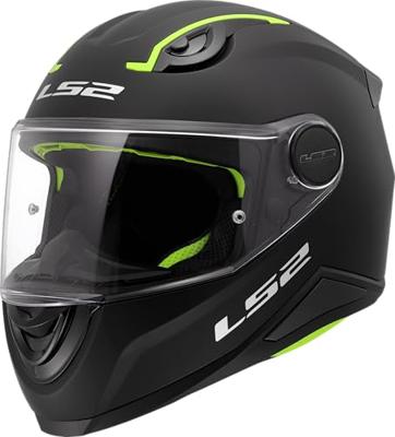 LS2 kinder integraalhelm "ff812 kid solid". helmet kid ff812 soli black matt gr. s