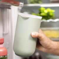 Mepal mixbeker met deksel 1l chalk - thumbnail