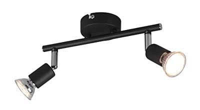 Trio SpotParis 2-lichts zwart - R80912032