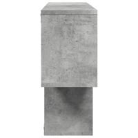 Wandschap 100x20x53 cm bewerkt hout betongrijs - thumbnail