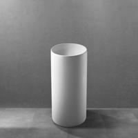 Waskom Cipi The Tube 42.5x42.5x90 cm Solid Surface Mat Wit Cipi - thumbnail