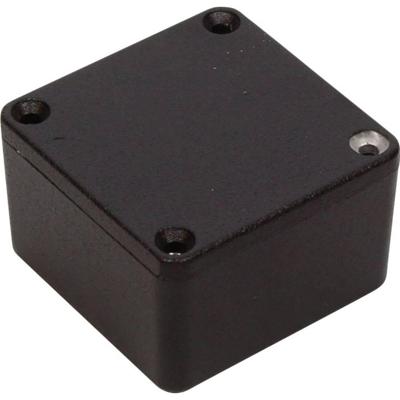 Hammond Electronics 1590MMBK Universele behuizing 50 x 50 x 31 Aluminium Zwart 1 stuk(s)