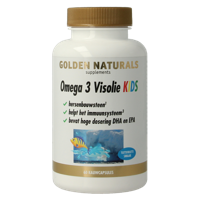 Golden Naturals Omega 3 visolie kids 60 Capsules - thumbnail