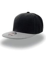 Atlantis AT603 Snap Back Cap - Grey-Melange - One Size - thumbnail