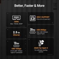 Asus TUF B850M-PLUS Moederbord Vormfactor Micro-ATX Moederbord chipset AMD® B850 - thumbnail
