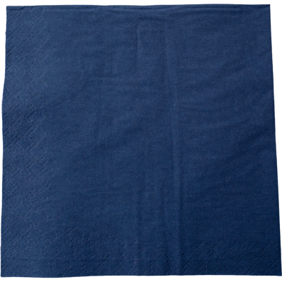 Servet | 1/4 vouw | 2-laags | 33x33cm | cellulose | blauw | 1500 stuks