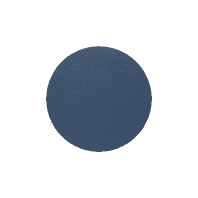 LIND DNA - Glass Mat Circle - Onderzetter 10cm Nupo Midnight Bllu