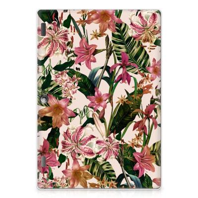 Lenovo Tab 10 | Tab 2 A10-30 | Siliconen hoesje | Flowers