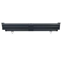 VidaXL Balkonscherm 145x250 cm zwart - thumbnail