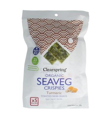 Clearspring Seaveg - Crispies turmeric multipack bio 20 Gram