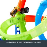 Hot Wheels Stunt Tracks Rapid Launch Cyclone racebaan - thumbnail