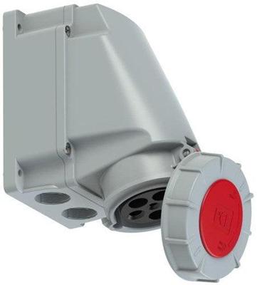 GP cee 5p/63a/400v opbouw wcd rood ip-67 - 6313184 GP cee 5p/63a/400v opbouw wcd rood ip-67 - 6313184