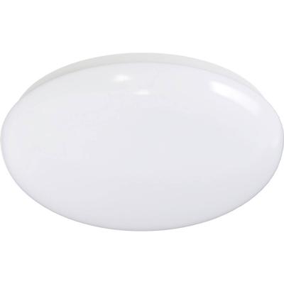 LED Plafondlamp - Aigi Arory - Opbouw Rond - 18W - Warm Wit 3000K - Mat Wit - Aluminium