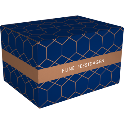 Kerstpakketdoos | Mountain Lodge | golfkarton | 55x39x30cm | Kerstmis | e | 10 stuks