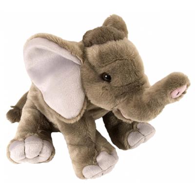 Wild Republic knuffel olifant junior 30 cm pluche grijs