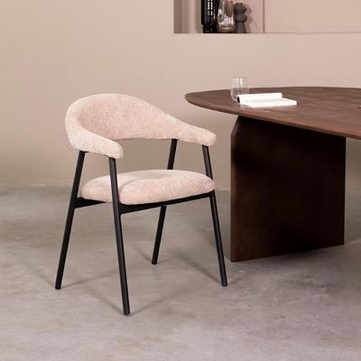 LABEL51 Eetkamerstoel 'Amaze' Elite stof, kleur Clay