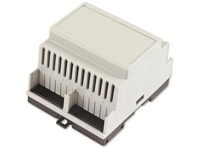 Hammond Electronics DIN-rail-behuizing 90 x 70 x 58 Polycarbonaat Lichtgrijs 1 stuk(s)
