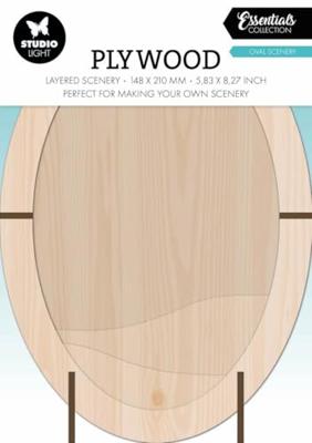 Studio Light • essentials plywood oval scenery