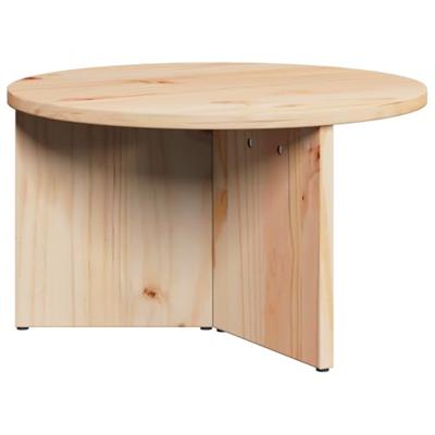 Salontafel 2 pcs Naturel Massief grenenhout
