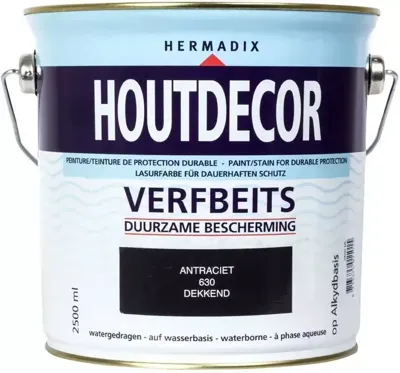 Houtdecor 630 antraciet 2500ml Hermadix - Hermadix