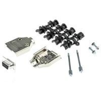 MH Connectors MHDTPK9-DB9S-K D-sub female connectorset 180 ° Aantal polen: 9 Soldeerkelk 1 stuk(s) - thumbnail