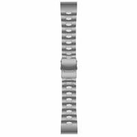 By Qubix - Titanium schakelband - Zilver - Compatible met Garmin Tactix 8-51mm - Compatible Garmin bandje - thumbnail