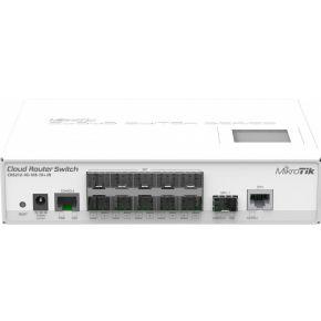 Mikrotik CRS212-1G-10S-1S+IN netwerk-switch L3 Gigabit Ethernet (10/100/1000) Power over Ethernet (PoE) Wit