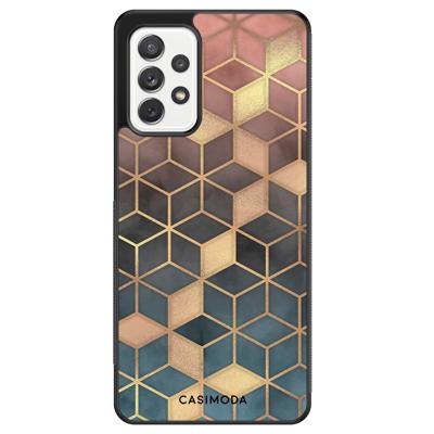Samsung Galaxy a52 hoesje - Cubes art