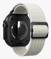 Vonmählen Woven Loop For Apple Watch 44 - 45 - 46 - 49mm One Size Black/Cream - thumbnail