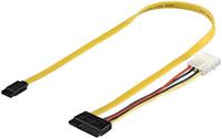 goobay S-ATA 2-in-1 Datakabel + Stroomadapter - thumbnail